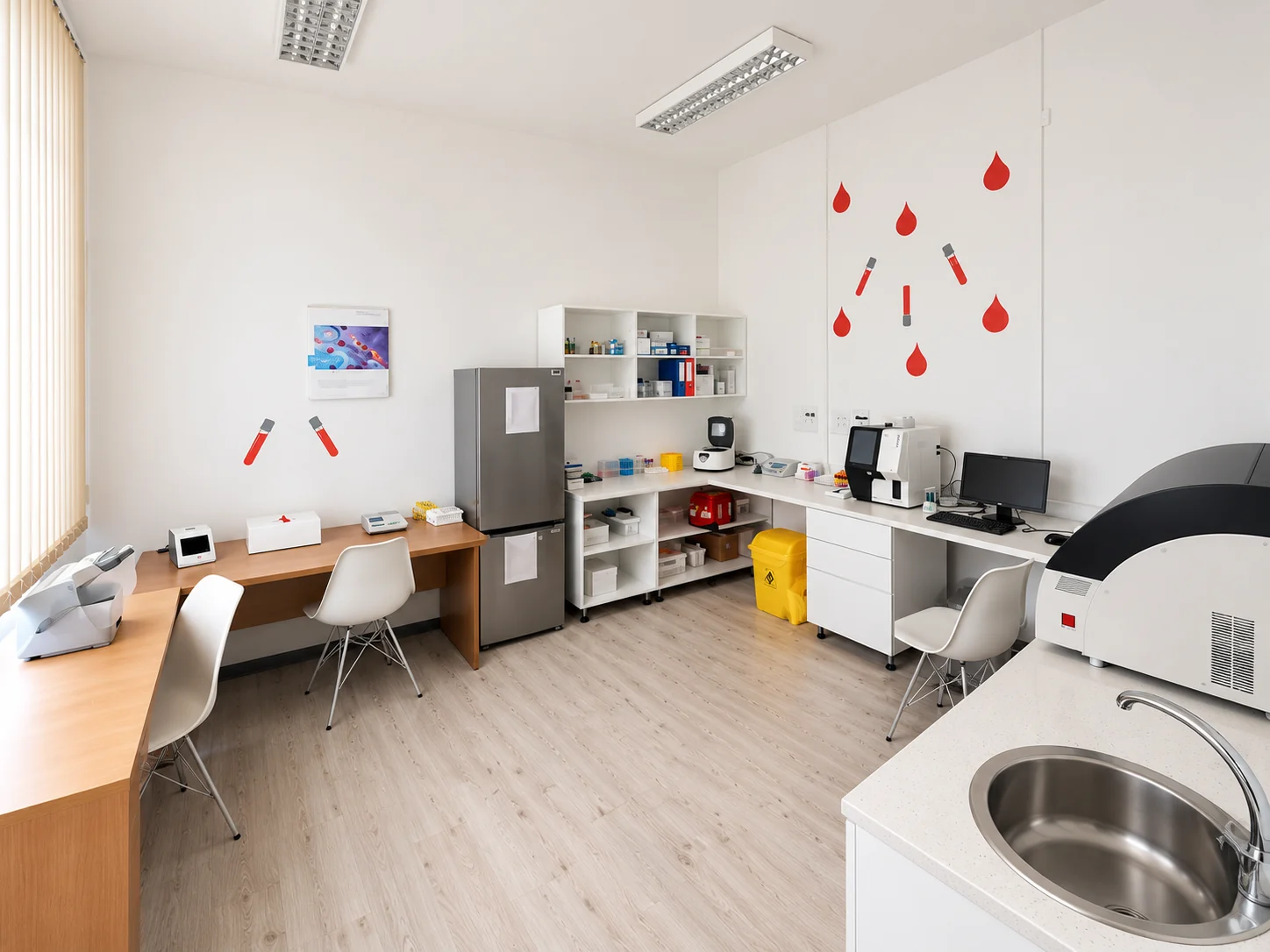 Biohemijska laboratorija – obrađeni prikaz, Sarajevo, BiH